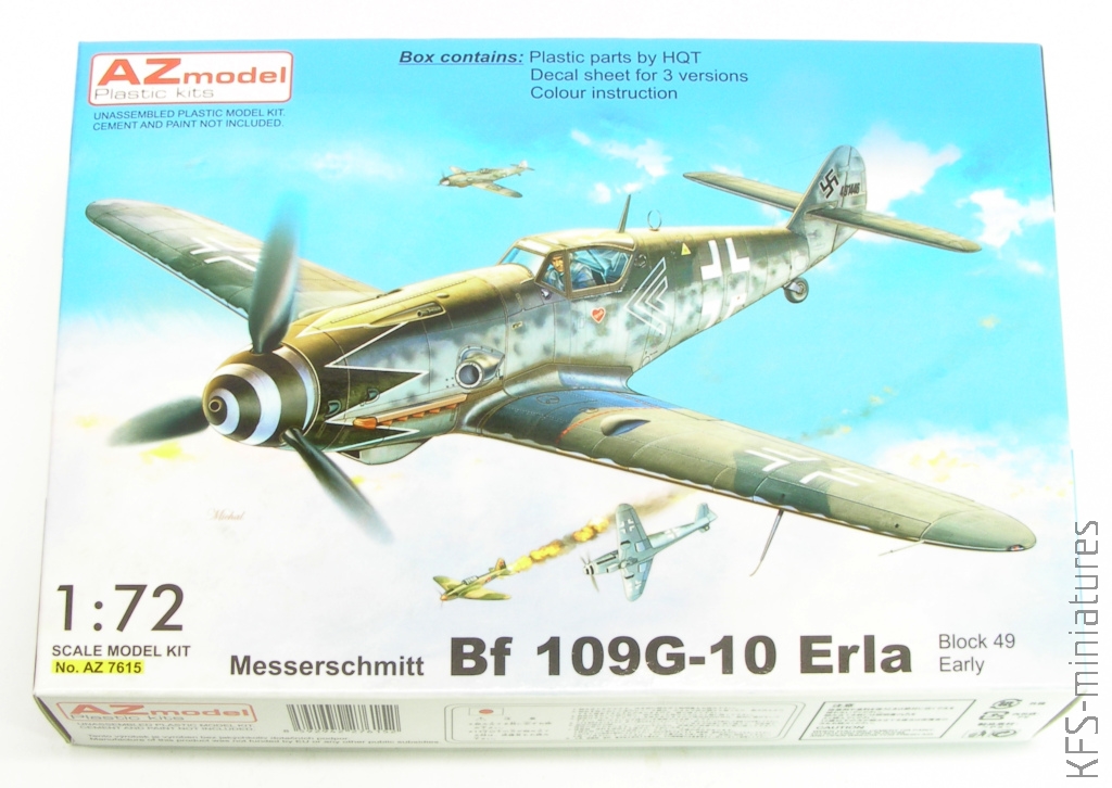 AZ Models 1/72 Kit 7615 Messerschmitt Bf-109G-10 Erla "Block 49 Early" 