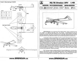1/48 RQ-7B Shadow UAV - Brengun
