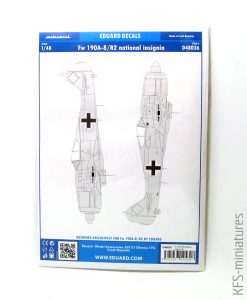 Focke-Wulf 190 Family National Insignias - Eduard
