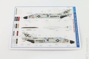 1/48 F-4B Phantom II - Kalkomanie