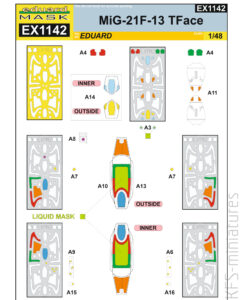 1/48 MiG-21F-13 - dodatki 1/48 MiG-21F-13 - dodatki