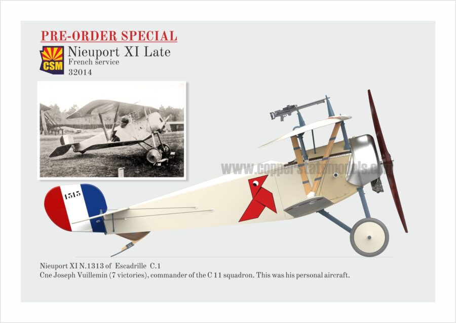 1/32 Nieuport XI "Late Serials" - Copper State Models
