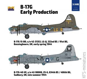 1/48 B-17G - Early Production - Testshot - HK Models