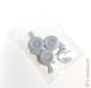 1/35 WW2 UK Commando/SAS Jeep Wheel set - DEF.Model