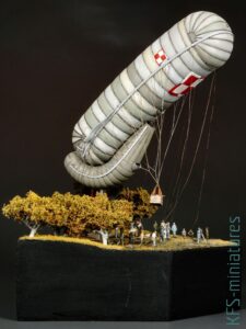 1/144 "Drachen" Observation Balloon – Pig Models – BUDOWA