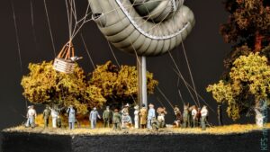 1/144 "Drachen" Observation Balloon – Pig Models – BUDOWA