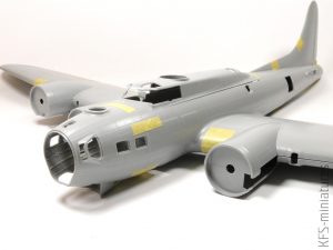 1/48 B-17G Early Production HK Models - Budowa cz.1