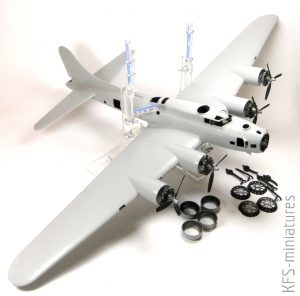 1/48 B-17G Early Production - HK Models – Budowa cz.2