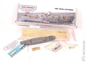 1/700 HMS Royal Scotsman - AJM Models - Budowa