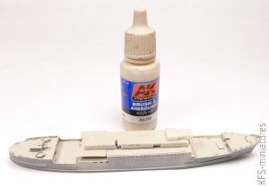 1/700 HMS Royal Scotsman - AJM Models - Budowa