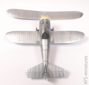 1/48 Nakajima A2N3 – A.B.&K Models - Budowa