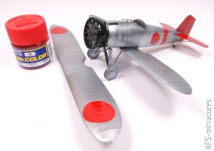 1/48 Nakajima A2N3 – A.B.&K Models - Budowa