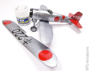 1/48 Nakajima A2N3 – A.B.&K Models - Budowa