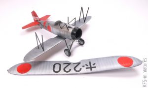 1/48 Nakajima A2N3 – A.B.&K Models - Budowa