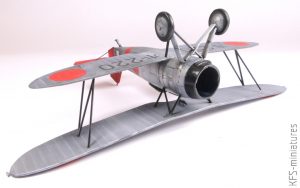 1/48 Nakajima A2N3 – A.B.&K Models - Budowa