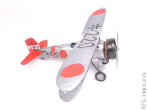 1/48 Nakajima A2N3 – A.B.&K Models - Budowa