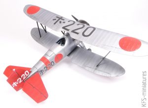 1/48 Nakajima A2N3 – A.B.&K Models - Budowa