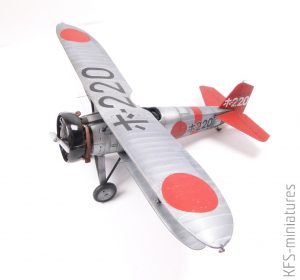 1/48 Nakajima A2N3 – A.B.&K Models - Budowa