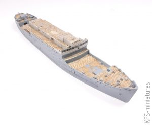 1/700 HMS Royal Scotsman - AJM Models - Budowa