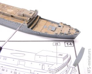 1/700 HMS Royal Scotsman - AJM Models - Budowa