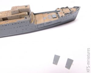 1/700 HMS Royal Scotsman - AJM Models - Budowa