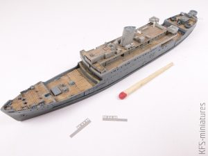 1/700 HMS Royal Scotsman - AJM Models - Budowa