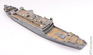 1/700 HMS Royal Scotsman - AJM Models - Budowa