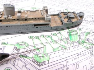 1/700 HMS Royal Scotsman - AJM Models - Budowa