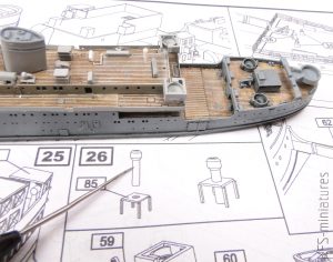 1/700 HMS Royal Scotsman - AJM Models - Budowa