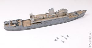 1/700 HMS Royal Scotsman - AJM Models - Budowa