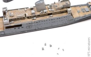 1/700 HMS Royal Scotsman - AJM Models - Budowa