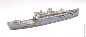 1/700 HMS Royal Scotsman - AJM Models - Budowa