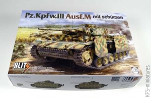 1/35 Pz.Kpfw.III Ausf.M mit schürzen - Takom/BLITZ