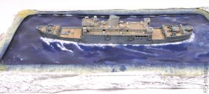 1/700 HMS Royal Scotsman - AJM Models - Budowa