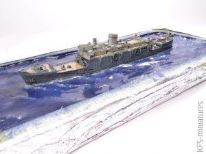 1/700 HMS Royal Scotsman - AJM Models - Budowa