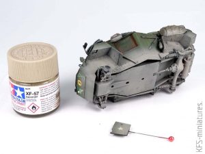 1/35 Humber Scout Car Mk.I  - Bronco - Budowa cz.2