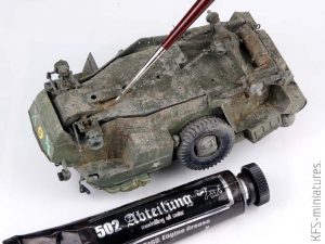 1/35 Humber Scout Car Mk.I  - Bronco - Budowa cz.2