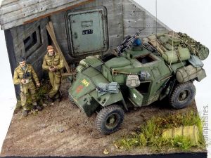 1/35 Humber Scout Car Mk.I  - Bronco - Budowa cz.2