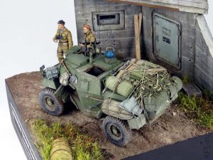 1/35 Humber Scout Car Mk.I  - Bronco - Budowa cz.2