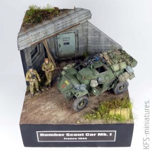 1/35 Humber Scout Car Mk.I  - Bronco - Budowa cz.2