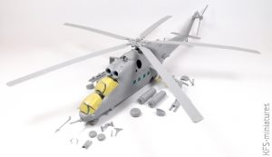 1/48 Mi-24V/VP – ZVEZDA  -  Budowa