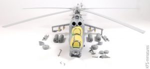 1/48 Mi-24V/VP – ZVEZDA  -  Budowa