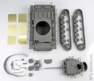 1/35 Pz.Kpfw.III Ausf.M mit schürzen – Takom/BLITZ - Budowa cz.1
