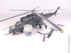 1/48 Mi-24V/VP – ZVEZDA  -  Budowa