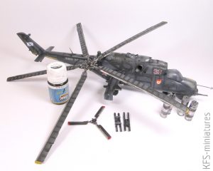 1/48 Mi-24V/VP – ZVEZDA  -  Budowa