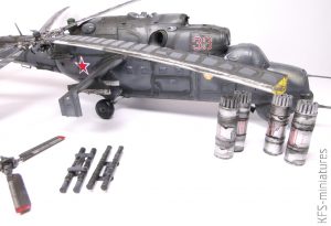 1/48 Mi-24V/VP – ZVEZDA  -  Budowa