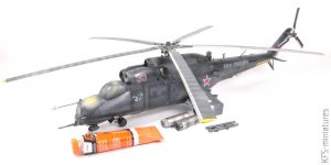 1/48 Mi-24V/VP – ZVEZDA  -  Budowa