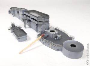 1/350 USS Salem CA-139 - Budowa cz. 2