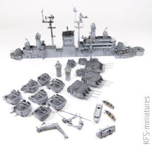 1/350 USS Salem CA-139 - Budowa cz. 2