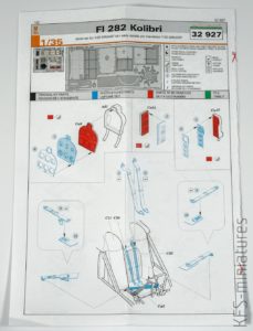 1/35 FL 282 Kolibri MiniArt - BLACHY - EDUARD